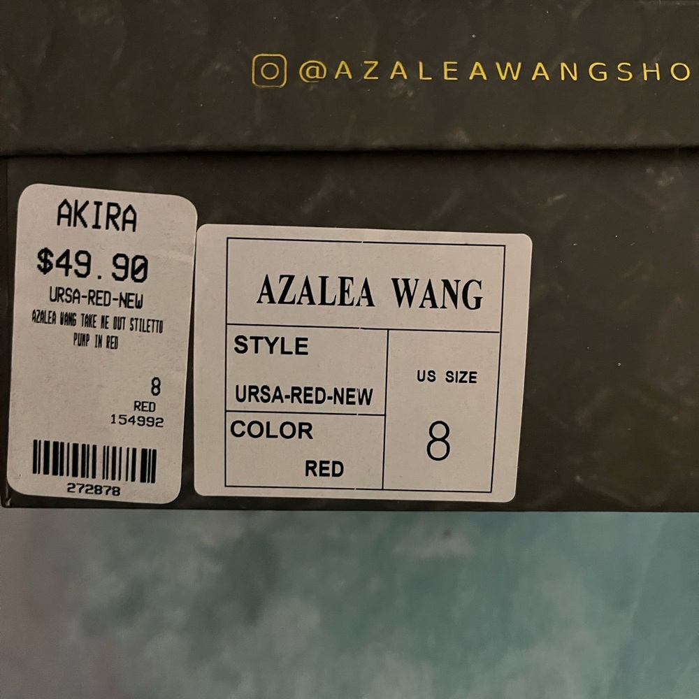 Azalea Wang Red Stiletto Pumps